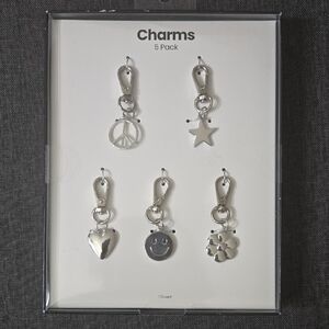 💥5 Pack Wristlet & Crossbody Silver Charms
